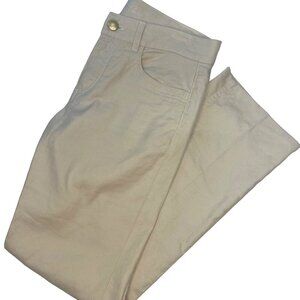 Loro Piana Cream Ecru 5 Pocket Trouser Pants Ladies Size 42 / US Size 6